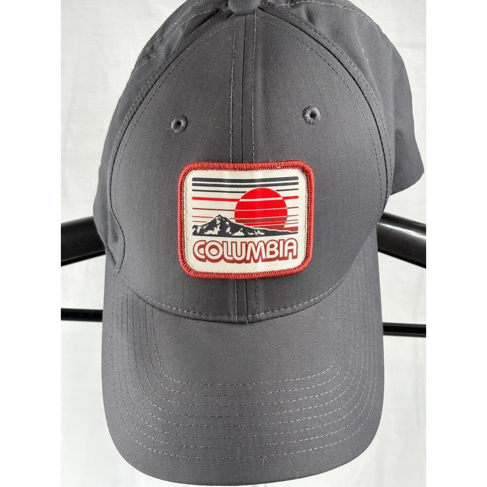 Columbia Hat Mens Adjustable Gray Snapback Outdoor Hiking Fishing Cap OS